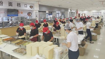 5000+份盒飯出品，華逸府為重大活動提供應(yīng)急供餐保障